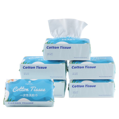 Chemische Vrije Zachte Beschikbare Droog van Unscented veegt Gezichts Schoon Weefsel af