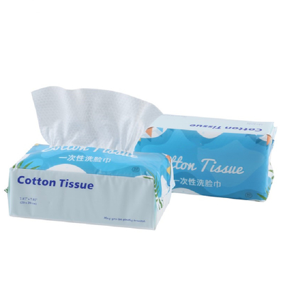 Chemische Vrije Zachte Beschikbare Droog van Unscented veegt Gezichts Schoon Weefsel af