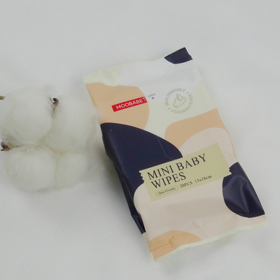 Het chemische product Vrije Beschikbare Nat 99,9 Gezuiverde Baby afveegt Gezichts veegt voor Pasgeborenen af
