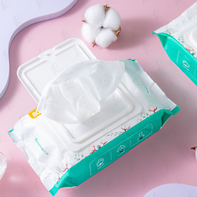 80pcs de zuivere Biologisch afbreekbare Originele Schoonmakende Baby van Water Organische Waterwipes veegt af