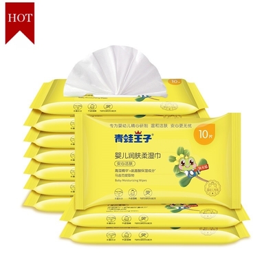 10PCS de zuivere Water Organische Baby veegt Biologisch afbreekbare niet Geweven Stof Unscented af
