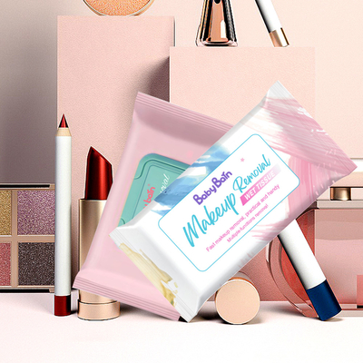 Het Gezicht van het make-upvlekkenmiddel het Reinigen veegt Nat het Weefselwegwerpproduct af van Hypoallergenic