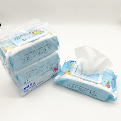 OEM Beschikbare Nat Beschikbare Biologisch afbreekbare Organische Baby afveegt veegt af