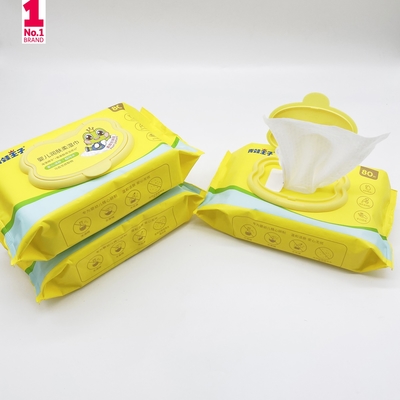 Het gevoelige Pasgeboren Baby Katoenen Water veegt Biologisch afbreekbare Unscented af