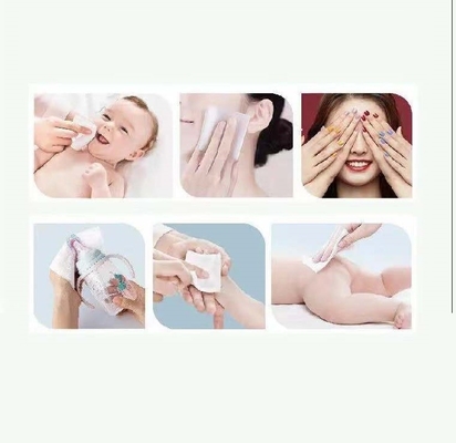 Wegwerpbare droge tissues voor baby's 100% katoen voor dagelijks gebruik