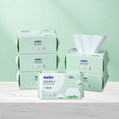 Het gezicht die Beschikbare Katoenen Droge Handdoek Zachte Opnieuw te gebruiken Baby schoonmaken veegt af