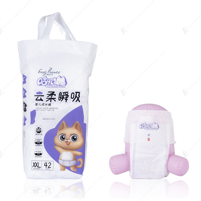 OEM ODM het Elastische van de de Babyluier van het Taillekind Droge Beschikbare Zachte Absorbeermiddel
