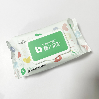 OEM de Biologisch afbreekbare Natte Baby 99,5 Zuivere Op basis van water afveegt veegt af