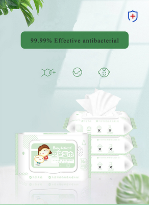 Eco Vriendschappelijke Beschikbare veegt Nat Weefsel voor de Schoonmakende Huid van de Zuigelingsbaby af