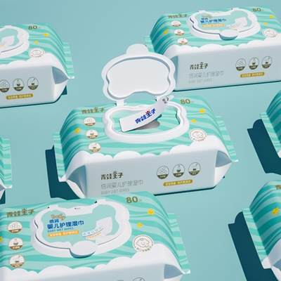 De gemerkte Baby van Etiketunscented veegt Water 99 9 af Beschikbare Gevoelige Huidzorg