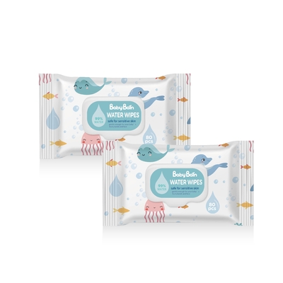 Het organische Unscented-de Mond Beschikbare Water van de Babyhand veegt af