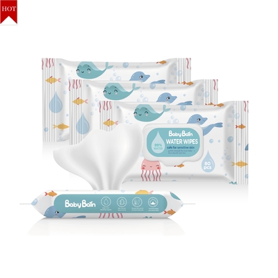 OEM vochtige doekjes voor baby's voor een gevoelige huid Baby