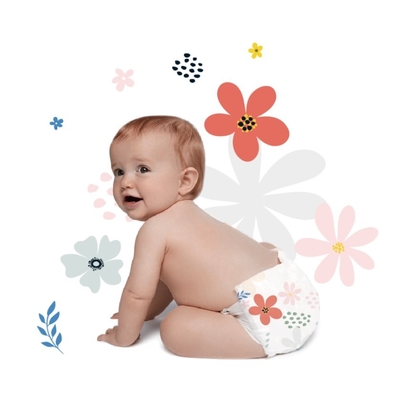 Superabsorberende sneldrogende babyluiers met 3D-lekpreventiekanaal