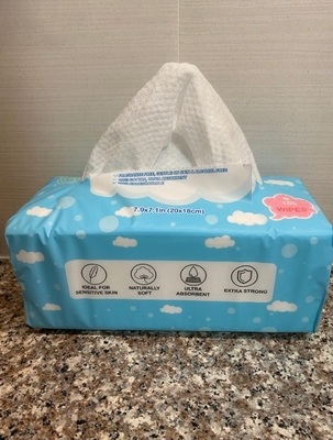Wegwerpdoekjes Droge baby-gezichtsdoekjes 100% katoenen tissues voor dagelijks gebruik