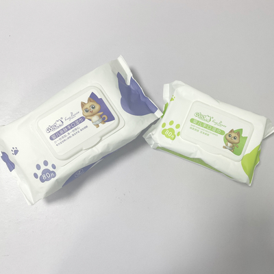 OEM Mini Natte Doekjes Pouch Draagbare 10 Stuks Wegwerp Natte Doekjes Voor Kinderen
