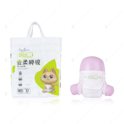 Aangepaste wegwerp babyluier 4 kwaliteiten voor babyluiers