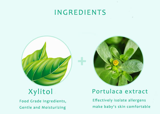 De Schuurwater van de Spunlaced veegt het Niet-geweven Zachte Schoonmakende Organische Baby af