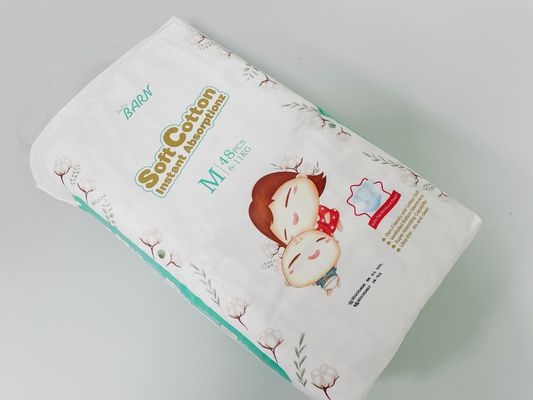 Nappies van de Babyluiers van de voorraadpartij de Super Zachte Luier van de Absorptie Beschikbare Baby