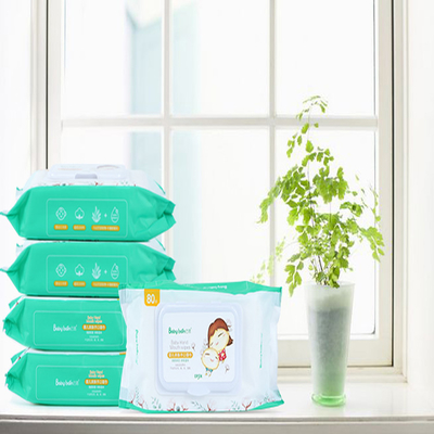 Het vrije Steekproeven Zachte Katoen de Biologisch afbreekbare Babyzorg Water afveegt 99,5 veegt Pasgeboren Baby af afveegt
