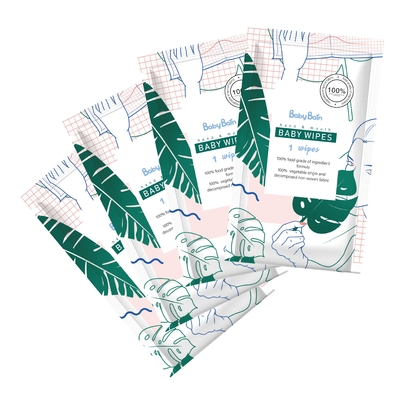 Het klantgerichte de Babylichaam die van Hypoallergenic Unscented Flushable Nat Nat Weefsel schoonmaken veegt af