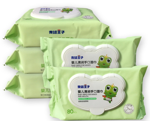 Het klantgerichte de Babylichaam die van Hypoallergenic Unscented Flushable Nat Nat Weefsel schoonmaken veegt af