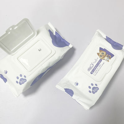 De zuivere Water Biologisch afbreekbare niet Geweven Stof Natte Unscented veegt 80pcs voor Babyzorg af