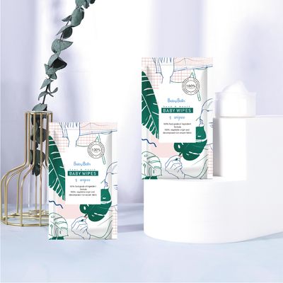 Geweven Natte dik Natte het Papieren zakdoekjebaby van douane veegt de Beschikbare Spunlace niet af