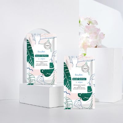 Geweven Natte dik Natte het Papieren zakdoekjebaby van douane veegt de Beschikbare Spunlace niet af