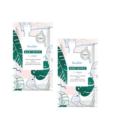 Geweven Natte dik Natte het Papieren zakdoekjebaby van douane veegt de Beschikbare Spunlace niet af