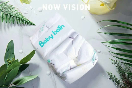 Beschikbare die de Babyluier van douaneclothlike Backsheet met 3D Kanaal wordt gedrukt