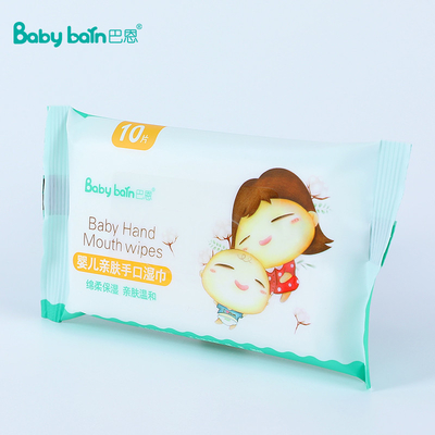 Het beschikbare Privé Etiket Gevoelige OEM Natte Water veegt de Mond van de Babyhand het Schoonmaken af