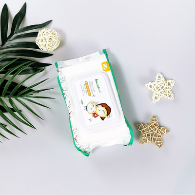 Gelukkige en aardige Unscented de beschikbare baby voor Natte de Fabriek afveegt van China van het Handengezicht veegt af