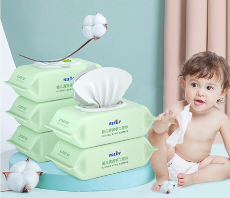 De in het groot Zachte Geur de Vrije Pasgeboren Natte Baby Gevoelige Huid afveegt veegt voor het Schoonmaken af