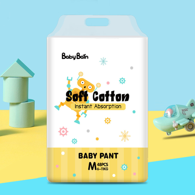 Hoge groothandel - Rang van de kwaliteits de In te ademen Oppervlakte Nappies van een Beschikbare Babyluier