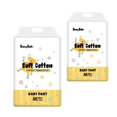 Hoge groothandel - Rang van de kwaliteits de In te ademen Oppervlakte Nappies van een Beschikbare Babyluier