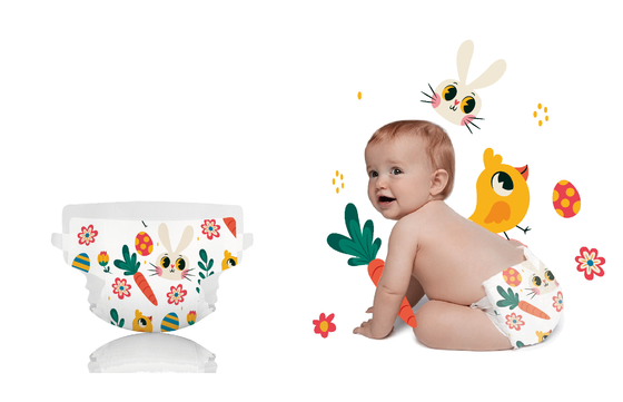 De in te ademen Pe Luier Backsheet van de Filmbaby met Aanpassingsontwerp