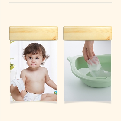 Hoog - veegt de Biologisch afbreekbare Originele Natte de Geurbaby van kwaliteitscottonc Unscented Waterwipes af