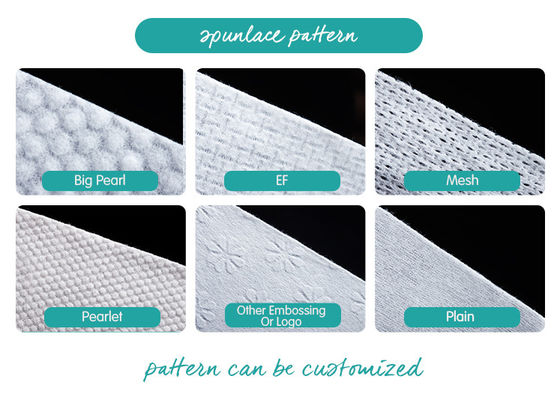 Baby Beschikbare veegt Nat Materiaal van de het Water het niet Geweven Stof van Dekselro af