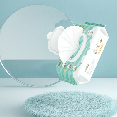 OEM ODM Gezichts Organische veegt Composteerbaar van het Baby Natte Water voor het Schoonmaken Oppervlakten af