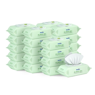 Het organische Natuurlijke de Baby Natte Weefsel van Waterhypoallergenic veegt Biologisch afbreekbaar Bamboe af