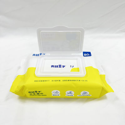 Spunlace niet Geweven Stoffen Beschikbare veegt Nat voor Jonge geitjesvolwassenen af