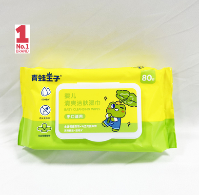 OEM Privé Logo Hand Sanitizing Wet Wipes 50pcs zonder Alcohol