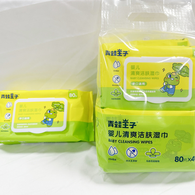 OEM Privé Logo Hand Sanitizing Wet Wipes 50pcs zonder Alcohol