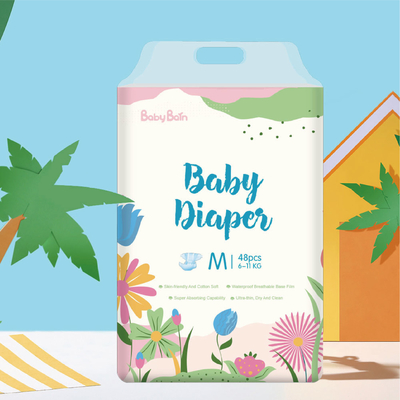 Vrije van de de prestatieszuigeling van SAP van de steekproefdouane in het groot super absorberende van de babyluiers beschikbare nappies luier