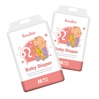 PE van de kleurendruk het Beschikbare Babyluiers Snelle Verschepen in Massa