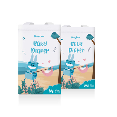 De hete luiers van de verkoopbaby 1 grootte beschikbare in te ademen absorptie in massa