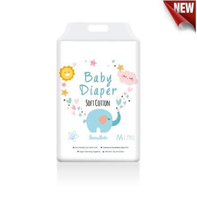 Hete nieuwe verkoop super zachte middelgrote grootte - de geboren broek van de babyluier