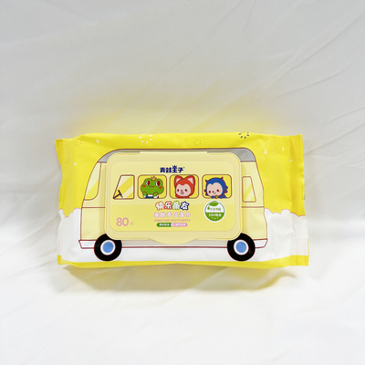 Natte Weefsel van de aangepaste Persoonlijke veegt het Schoonmakende Zorgbaby organisch bamboe voor baby het schoonmaken af