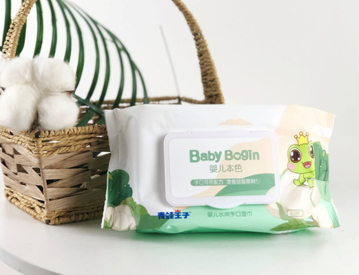 Het aangepaste privé etiket perste natte handdoeken samen de Beschikbare duw die plastic nat schoonmaken afveegt