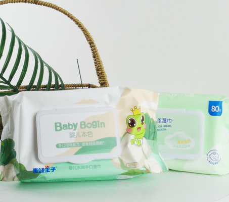 De douanebaby veegt Vrij Steekproefwater af afveegt Organische Natte Baby afveegt